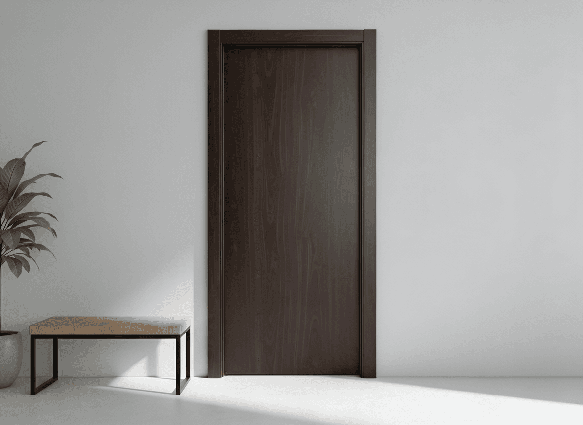 Flush Walnut Door