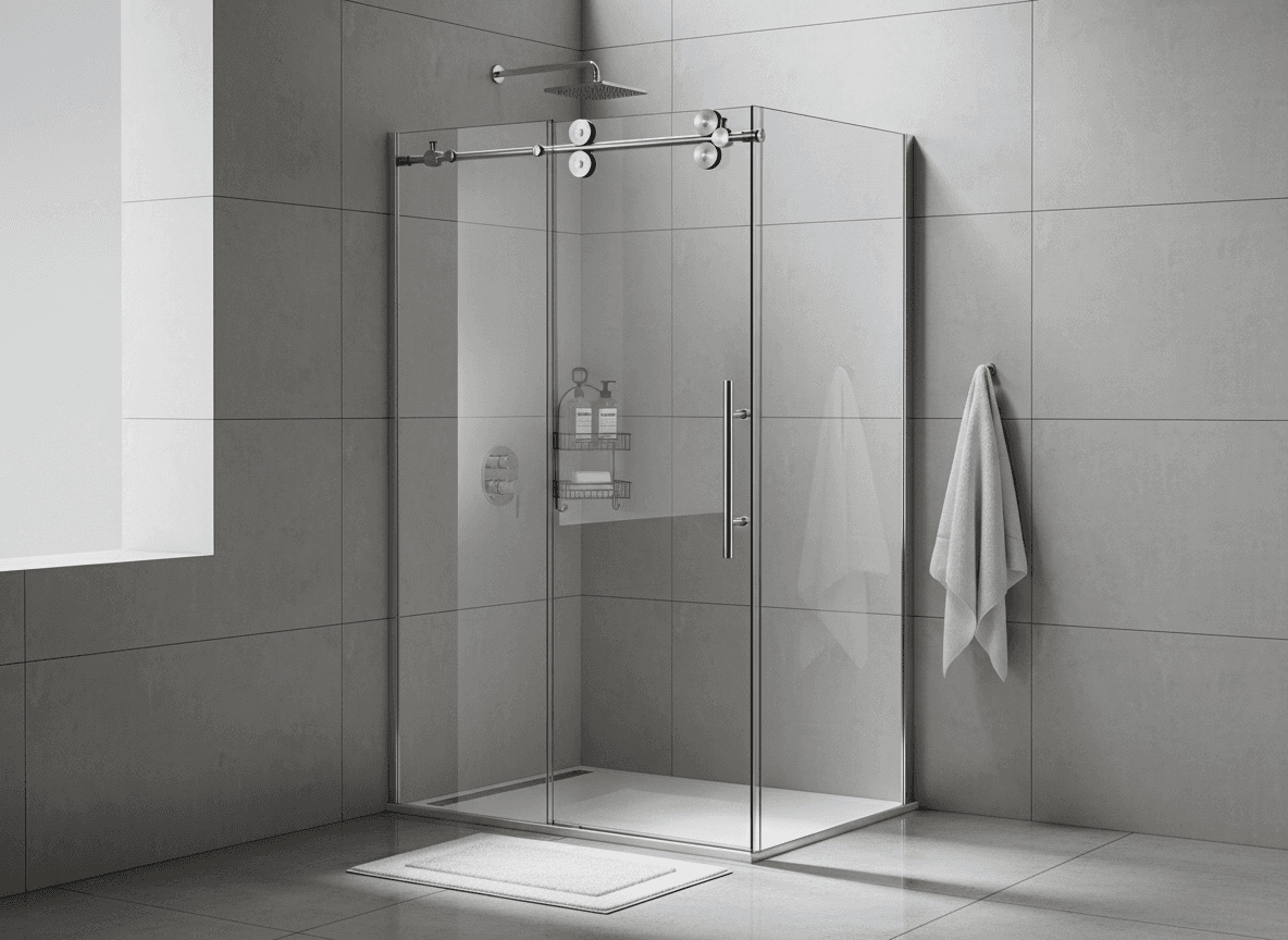 Corner Shower Glass Door